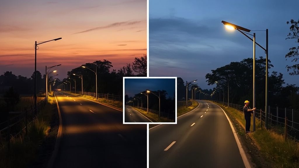 乡村道路太阳能路灯采购案例回看
